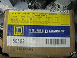 Square D Hu261 30 Amp Non Fused Disconnect  New
