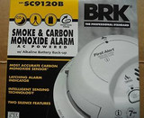 3 Brk First Alert  Smoke And Carbon Monoxide Alarm With Battery Backup.