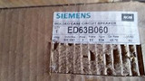 Siemens 60 Amp Molded Case Circuit Breaker  Ed63B060