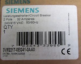 Siemens Circuit Breaker 3Vf2217 0Eg41 0Aa0 240/415 Vac 32 Amps 2 Pole