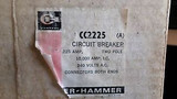 Cutler Hammer Cc2225 Circuit Breaker 225 Amp  240 Volts Poles 2