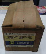 Square D Fal 36060 Circuit Breaker 600 V 3 Poles 60 A Fal36060