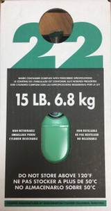 15 lbs of R22 Refrigerant / Freon - Unopen / Sealed 15 lb cylinder of R-22