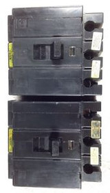 Square D Ehb34015 Used Circuit Breaker 15A 3P 480Y/277 Vac