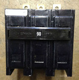 Cutler Hammer Westinghouse 3 Pole 90 Amp 120 Volt Circuit Breaker Bab3090 New