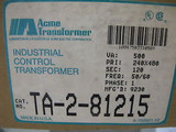 Acme 500 Va 240/480 X120 Control Transformer - T789