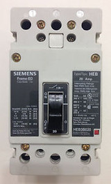 Siemens Heb3B020 Circuit Breaker Type 3P 20Amp 600V