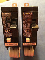 2-New Siemens Gfci Blf Bf120 - 20Amp - 120V Circuit Breakers