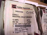 New Cutler Hammer 15A 3 Pole Breaker Ehd3015Vh08   O-03