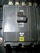 Square D Qh315 Circuit Breaker Warranty New 3P 15A 65K