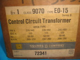 New Square D 9070 Eo-15 9070 E015 Control Circuit Transformer New In Box