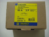 Edb34060 - Square D 60A 3 Pole Circuit Breaker
