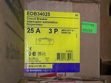 Square D Edb34025 3Pole 25Amp 480V Circuit Breaker New In Box Warranty  Ship