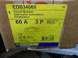 Square D 60 Amp Circuit Breaker Edb34060 New Factory Sealed