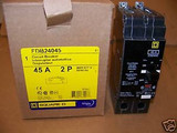 Square D Edb24045 2Pole 45Amp 480V  Circuit Breaker New