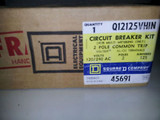 Square D Q12125Vhin New In Box 2P 125A 240V Meter Breaker #B27