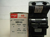 Federal Pacific Nb100 2 Pole 240 Volt 100 Amp Bolt On New In Box Breaker #B6