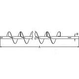 A-71406251 Massey Ferguson Parts Auger Clean Gr Bottom  9695, 9795, 9895