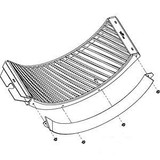 John Deere Parts Concave Helical Bar Nar  Ah205254Hb 9870Sts,9860Sts,9770Sts,97