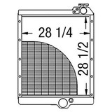 140501A2 Radiator For Case International Tractor 7210 7220 7230 8910 8920 8930