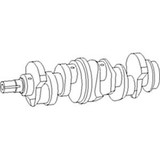 R116076 Re504639 Re515785 Crankshaft 6.8L Fits John Deere Jd Power Tech