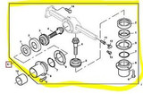 John Deere Horizontal Unloading Auger Drive Gear Box Ah208345