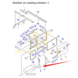 20Y-54-28115 Door Cover For Komatsu Pc200-6 Pc200Lc-6 Pc210-6 Pc210Lc-6 Pc250-6