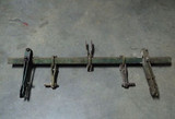 Rare Oliver 440 Or Super 44 ~ 3 Point Hitch Toolbar With Cultivator Clamps