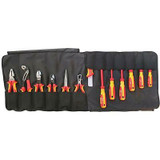 Knipex 13-Piece Electrician'S 1000-Volt Insulated Tool Set In Tool Roll