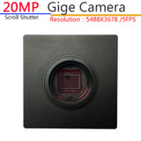 Gigabit GIGE 20MP Industrial Camera + SDK,Machine Vision Applications Support For Windows 7/8/10 Operating System 5488X3678@5FPS