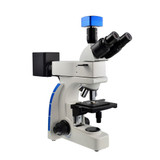 AMDSP XUM102 Trinocular Upright Metallurgical Microscope with Analyzer Slide Infinity Independent Achromatic Optical System