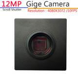 Gigabit GIGE 12MP Industrial Camera + SDK,Machine Vision Applications Support For Windows 7/8/10 System 4080X3072@10FPS