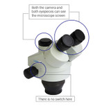 Lucky Zoom 3.5X-90X Simul-Focuse Articulating Arm Pillar Stand Stereo Microscope 14MP HDMI Camera 144LED Light Phone Microscopio