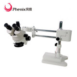 Phenix Microscop 7X-45X Stereo Zoom Trinocular Microscope +LED Ring Light for Mobile Phone Repair PCB Industrial Free Shipping