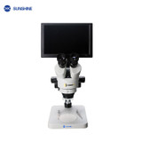 SUNSHINE Newset 10.1 inch SZM45T-B1-1600S HDMI 1600W megapixel camera with trinocular zoom microscope for mobile phone repair