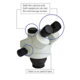 Luckyzoom Brand 3.5X-90X  50/50 SPLIT SIMUL-FOCAL MICROSCOPE DOUBLE BOOM STAND TRINOCULAR STEREO ZOOM Microscopio Set