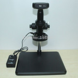 HDMI Microscope Multi-function Measurement Camera 1080P 60FPS+10X-200X Optical C-mount Lens+Fine Adjustment Bracket+LED Lights