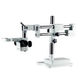 3.5X 7X 45X 90X Zoom Simul-focal Double Arm Boom Stand Trinocular Stereo Microscope For Phone Chip PCB Soldering Repair Jewelry