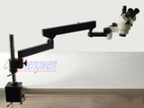 FYSCOPE HOT SALE 7X-45X ARTICULATING ARM ZOOM STEREO MICROSCOPE + 144 LED
