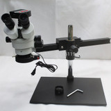 Sliding Telescopic Rotation Angle Big Workbench 7X-90X Binocular Trinocular Stereo Microscope With 16MP 1080P HDMI USB Camera