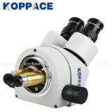 KOPPACE 7X-45X Magnification,Stereo Binocular microscope ,Mobile phone repair microscope,144 LED Ring Light,WF10X/20 Eyepieces
