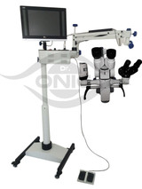 Assistant Ent Surgical Microscope 5 Step,Floor Type,0-180?? Inclinable,Led Screen, Hd Camera,Beam Splitter,Training Operating Microscope