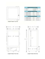 So-Low U40-28 Ultra Low Upright Freezer, 230V, 28 Cu. Ft, Temperature Range 0C To -40C