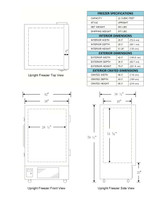 So-Low U85-22 Ultra Low Upright Freezer, 208V, 22 Cu. Ft, Temperature Range -40C To -85C