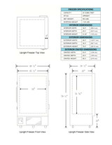 So-Low U40-25 Ultra Low Upright Freezer, 115V, 25 Cu. Ft, Temperature Range 0C To -40C