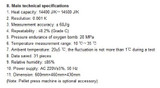 Gowe Oxygen Bomb Calorimeter, Heat Capacity: 14400 J/K～14500 J/K