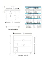 So-Low Ch43-9 Lab Chest Freezer, 115V, 9 Cu. Ft., Temperature Range 0C To -43C