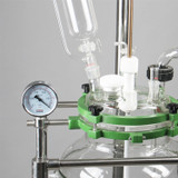 100L Jacketed Glass Chemical Reactor,Glass Reaction Vessel---