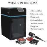 Ultrasonic Homogenizer Sonicator 300W 10ml-300ml Lab Ultrasonic Cell Disruptor Processor Integrated CE 24KHz (300W, 10ml～300ml)