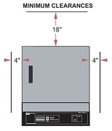 Quincy Lab 40Afe Steel/Aluminum Forced Air Lab Oven With Digital Controls, 2.86 Cubic Feet